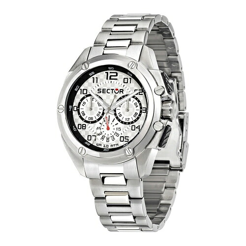 【貨物輸送無料】ウオッチ ご覧なさる セクタービアンコorologio sector 950 uomo acciaio bianco 43粍 r3253581003