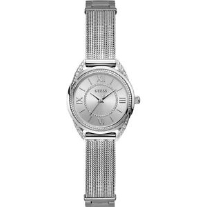 【貨物輸送無料】ウオッチ ご覧なさる ウィスパードナメッシュorologio guess whisper w1084l1  watch acciao  cristalli donna 27 粍  mesh