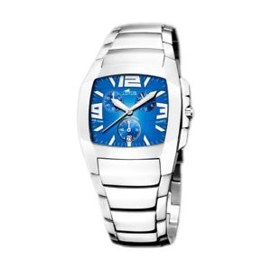 【貨物輸送無料】ウオッチ ご覧なさる アラームロータスブレスレットステンレスreloj lotus shiny 153135 esfera azul brazalete acero inoxidable