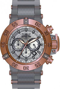【貨物輸送無料】ウオッチ ご覧なさる クロノクォーツステンレススチールシリコンinvicta subaqua chrono cuarzo 200m acero inoxidablereloj de silicona 24370