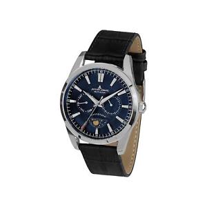 【貨物輸送無料】ウオッチ ご覧なさる ジャックルマンスポーツリバプールウォッチreloj de cuarzo jacques lemans para hombre deportivos liverpool fase lunar 44粍 negro 11901b
