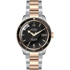 【送料無料】腕時計　ウォッチ　トーンアラームロータリーナイツブレスレットcaballeros pulsera en dos tonos reloj rotary rrp 185 gb0269504｜hokushin