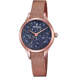 【送料無料】腕時計　ウォッチ　マドモアゼルスチールピンクスワロフスキークリスタルreloj festina mademoiselle f203383 acero rosa cristales swarovski
