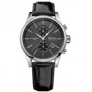 【送料無料】腕時計　ウォッチ　アラームクロノグラフヒューゴボスブラックレザーreloj crongrafo hugo boss 1513279 de cuero negro para hombre｜hokushin