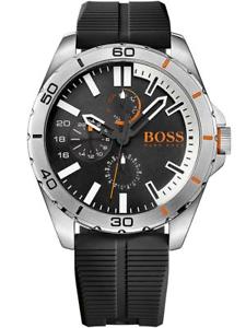 【貨物輸送無料】ウオッチ ご覧なさる ヒューゴボスオレンジベルリン￥クロックブラックシリコンベルトhugo boss orange berlin correa de silicona negra para hombre reloj 1513290 pvp  139