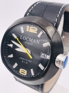 【送料無料】腕時計 ウォッチ ブレスレットウォッチスチールreloj locman 422np pvd acero con 3 pulseras 46mm gran descuento nuevo|hokushin