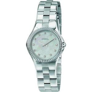 【送料無料】腕時計 ウォッチ ドナパールビアンコスワロフスキーorologio donna breil curvy tw1730 acciaio madreperla bianco swarovski