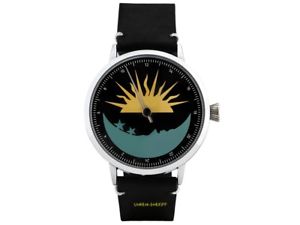 【貨物輸送無料】ウオッチ ご覧なさる スバールバルソルクォーツ24 horas einzeigeruhr de svalbardsol og mne aa16d negro, cuarzo, 3気圧,