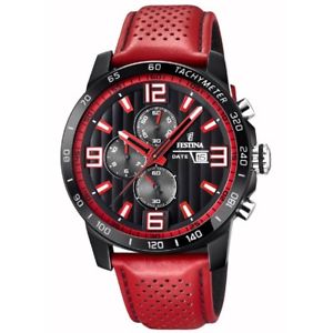 【送料無料】腕時計 ウォッチ スポーツクロノアラームベルトreloj festina deporte crono f203395 the originals correa roja