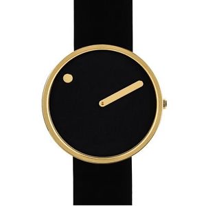 【送料無料】腕時計 ウォッチ ベルトrosendahl picto negro reloj de oro correa medio 43387