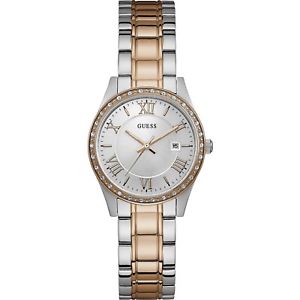 【送料無料】腕時計 ウォッチ グリニッジゴールドorologio guess greenwich w0985l3 watch acciaio donna zirconi 32 mm bicolore oro