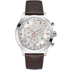 【送料無料】腕時計　ウォッチ　コレクションレザーストラップウォッチguess collection reloj relojes reloj hombre chronopgraph y04001g1 reloj pulsera de cuero nuevo