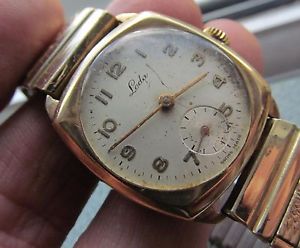 【貨物輸送無料】ウオッチ ご覧なさる ゴールドレダナイツreloj de pulsera vintage pequeo tamao 9 コンピュータ断層撮影法 oro leda caballeros