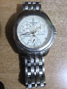 【貨物輸送無料】ウオッチ ご覧なさる ティソチタニウムorologio  tissot prc 100 titanium  usato