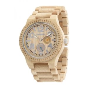 【貨物輸送無料】ウオッチ ご覧なさる ベージュウォッチorologio インチ legno wewood  kardo beige wood watch