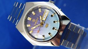 【送料無料】腕時計　ウォッチ　ビンテージレトロスイスルクスガラスvintage retro swiss reloj automtico cristal tressa lux 1970s nos cal como 5206｜hokushin