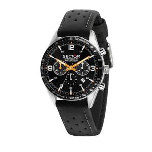 【貨物輸送無料】ウオッチ ご覧なさる アラームクロノマンセクタブラックreloj chrono hombre sector 770 r3271616001 negro