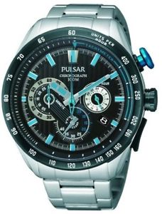 【貨物輸送無料】ウオッチ ご覧なさる スポーティクロノグラフナイツウォッチreloj deportivo con crongrafo pulsar caballerospu2047x1 nuevo