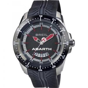 【貨物輸送無料】ウオッチ ご覧なさる アラームシリコンサブメートルreloj hombre breil abarth tw1486 silicona negro rojo sub 100mt nuevo