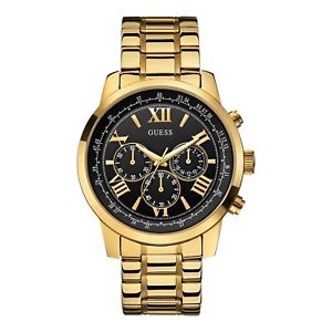 【送料無料】腕時計 ウォッチ ゴールデンクロノグラフguess reloj de pulsera crongrafo dorado de w0379g4 hombres|hokushin