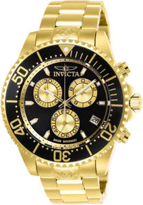 【送料無料】腕時計 ウォッチ プロダイバークロノグラフステンレススチールinvicta hombre pro diver chronograph 300m chapado en oro reloj acero inoxidable|hokushin