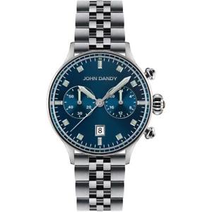 【貨物輸送無料】ウオッチ ご覧なさる ジョンダンディクロノグラフダドナorologio john dandy 38粍 地方検事 donna ragazza per uomo ragazzo cronografo インチ acciaio
