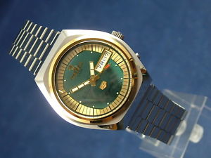 【送料無料】腕時計 ウォッチ ビンテージレトロスイスルクスガラスvintage retro swiss reloj automtico cristal tressa lux 1970s nos cal como 5206|hokushin