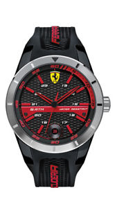 【貨物輸送無料】ウオッチ ご覧なさる スクーデリアフェラーリアナログブラックシリコンscuderia ferrari reloj hombre 830253 analgico de silicona negra