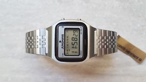 【送料無料】腕時計 ウォッチ ビンテージヌオーヴォヌオーヴォjunghans lcd 35 mmvintage anni 70 tutto acciaio 114911 nuovo nos nuovo|hokushin