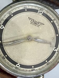 【送料無料】腕時計　ウォッチ　ロープヴィンテージアラームvalory hand manual winding cuerda vintage watch reloj funcionando 34,5 mm｜hokushin
