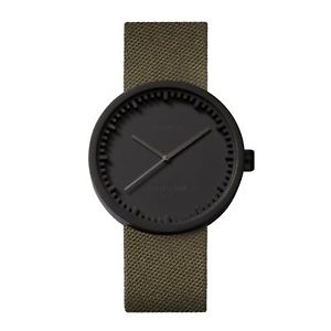 【送料無料】腕時計　ウォッチ　アムステルダムブラックチューブグリーンブレスレットleff amsterdam lt71014 d38 negro tubo cordura verde pulsera｜hokushin
