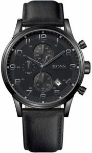 【送料無料】腕時計 ウォッチ ヒューゴボスブラックnuevo hugo boss 1512567 para hombre negro reloj aeroliner 2 ao de garanta|hokushin