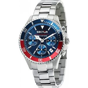 【送料無料】腕時計 ウォッチ セクターシリコンロッソブルクロノグラフorologio sector 230 r3273661008 watch silicone rosso blu cronografo uomo acciaio|hokushin