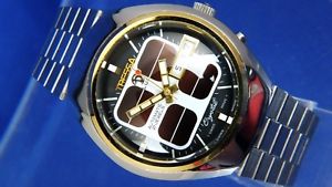 【送料無料】腕時計 ウォッチ レトロスイスルクスガラスnuevo anunciovintage retro swiss reloj automtico cristal tressa lux 1970s nos cal como 5206|hokushin