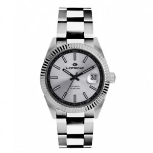 【送料無料】腕時計 ウォッチ ビアンコorologio lorenz automatic ginevra uomo acciaio bianco 30091aa