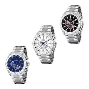 【送料無料】腕時計　ウォッチ　オロロジオクロノグラフクロノスポーツorologio cronografo uomo festina in acciaio con tachimetro chrono sport