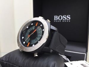 【送料無料】腕時計　ウォッチ　ヒューゴボスボスオレンジメンズ￥ダブルデザイナーアラームnuevo genuino reloj de diseador de hugo boss boss naranja mens doble rrp 240 b46