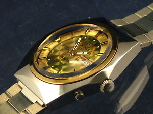 【送料無料】腕時計　ウォッチ　ビンテージレトロスイスルクスガラスvintage retro swiss reloj automtico cristal tressa lux 1970s nos cal como 5206