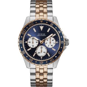 【送料無料】腕時計 ウォッチ ピンクゴールドorologio guess odyssey w1107g3 acciaio oro rosa uomo multifunzione nero 44mm|hokushin