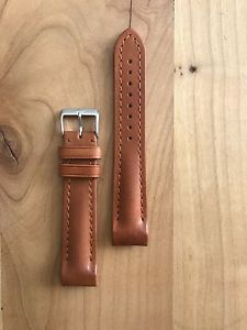 【貨物輸送無料】ウオッチ ご覧なさる フォルティスブラウンレザーブレスレットfortis b42 y f43 pulsera de cuero marrn, 20粍, nuevo, art n 991013840010