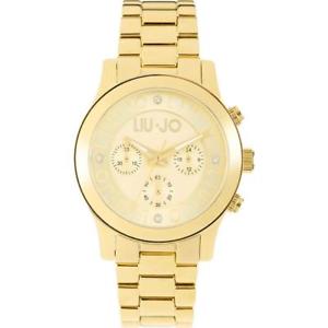 【送料無料】腕時計 ウォッチ ラグジュアリーリュジョドナゴールドクロノorologio donna liu jo luxury steeler tlj442 bracciale acciaio gold chrono|hokushin