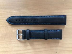 【貨物輸送無料】ウオッチ ご覧なさる 取りかかる腕輪fortis cueroperformancepulsera swbl, para todos los relojes con anchura enfoque 20粍