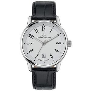【送料無料】腕時計 ウォッチ ベラペレネロビアンコクラシコorologio uomo lucien rochat geste r0451107002 vera pelle nero bianco classico|hokushin