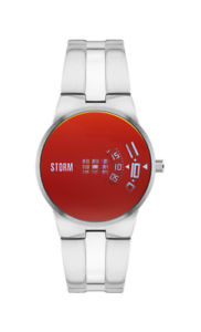 【送料無料】腕時計　ウォッチ　ネットワークナイツステンレススチールストラップウォッチstorm remi lazer red 47210r caballeros reloj pulsera de acero inoxidable nuevo