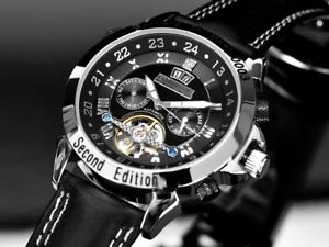 【送料無料】腕時計　ウォッチ　ブリリアントcalvaneo luxuryline astonia brillante second edition platinadas automatiktimer