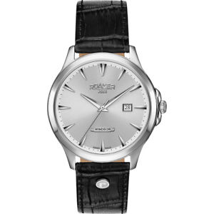 【送料無料】腕時計 ウォッチ ローマーブランドウィンザーレザーウォッチベルトreloj de cuarzo roamer windsor negro correa de cuero para hombres 705856 41 05 07