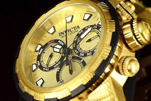 【送料無料】腕時計 ウォッチ クロノグラフスイスカプセルkゴールドメッキエリアアラーム23978 invicta specialty cpsula swiss crongrafo 18k baado en oro esfera reloj|hokushin