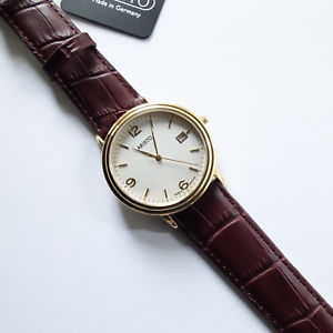 【送料無料】腕時計　ウォッチ　クラシックゴールドコーティングサファイアクリスタルaristo 1h200g, reloj de pulsera clsica, oro pvd recubierto, cristal zafiro, cuarzo