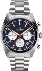 【送料無料】腕時計　ウォッチ　クロノグラフウォッチaccurist hombre oscuro esfera azul reloj crongrafo 7276