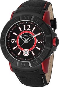 【送料無料】腕時計 ウォッチ スイスクオーツバッファローレザーsthurling genx 543 hombres 50mm cuarzo suizo bfalo reloj de pulsera cuero|hokushin